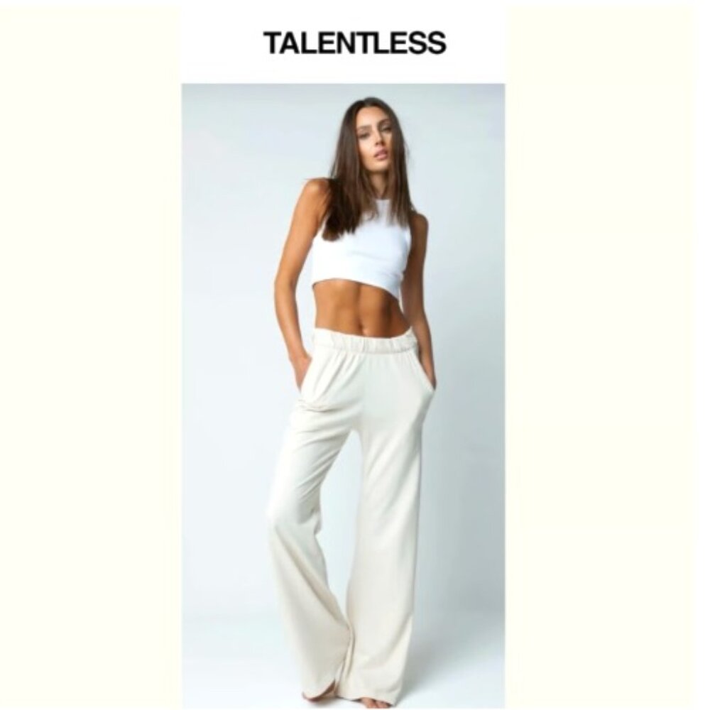 Talentless Cream Sweatpants Size XS NWOT